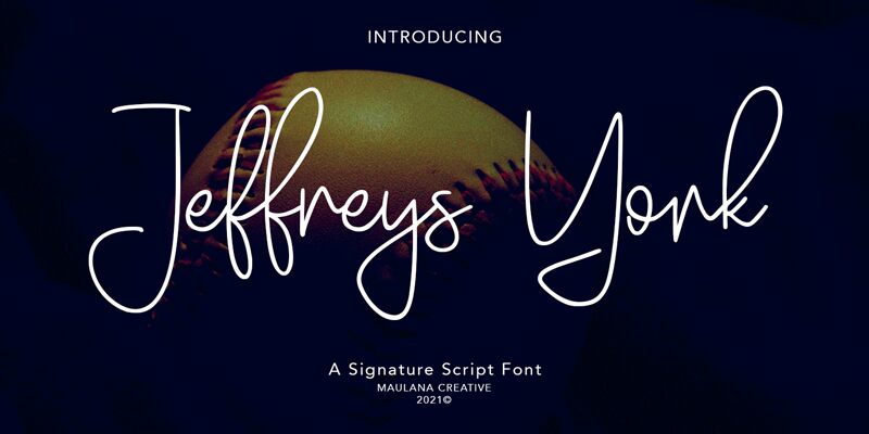 Jeffreys York Carattere