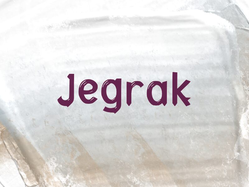 Jegrak font presentation and specimen