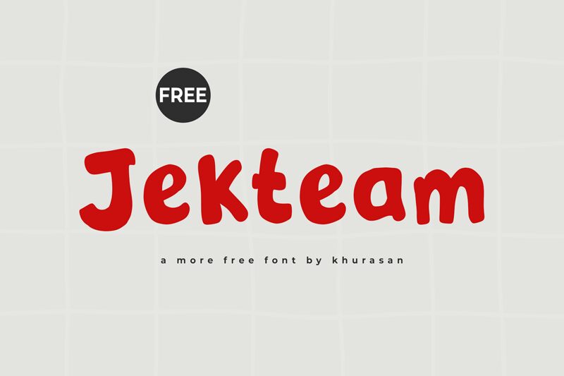 Jekteam Schriftart