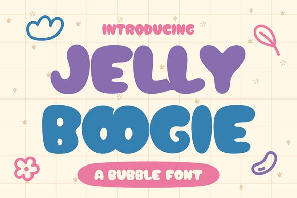 Jelly Boogie — Prezentace písma
