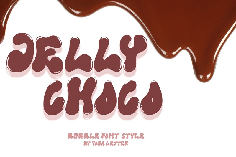 Jelly Choco Czcionka
