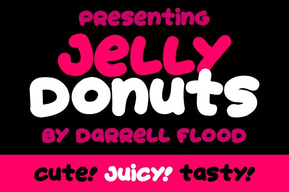 Jelly Donuts Schriftart