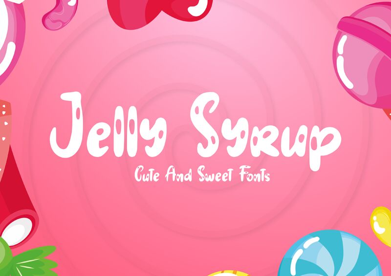 Jelly Syrup font