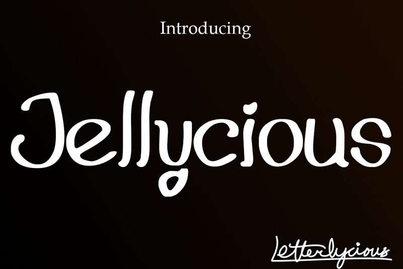 Jellycious 字体