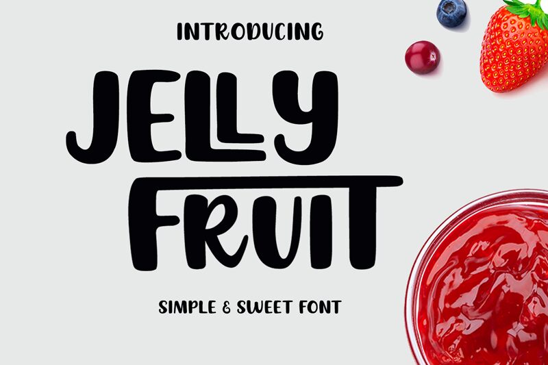 JELLYFRUIT Шрифт