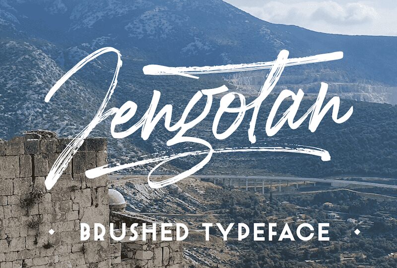 Jengotan Schriftart