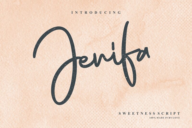 Jenifa Schriftart