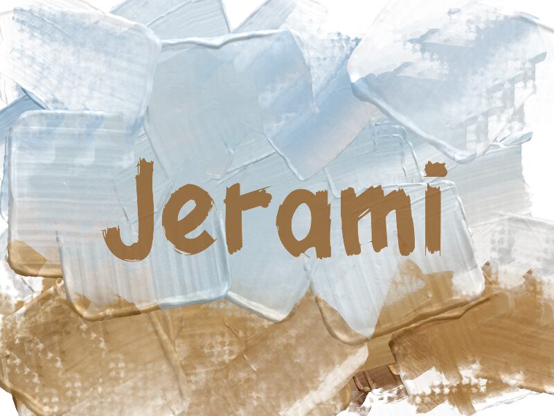 j Jerami Шрифт