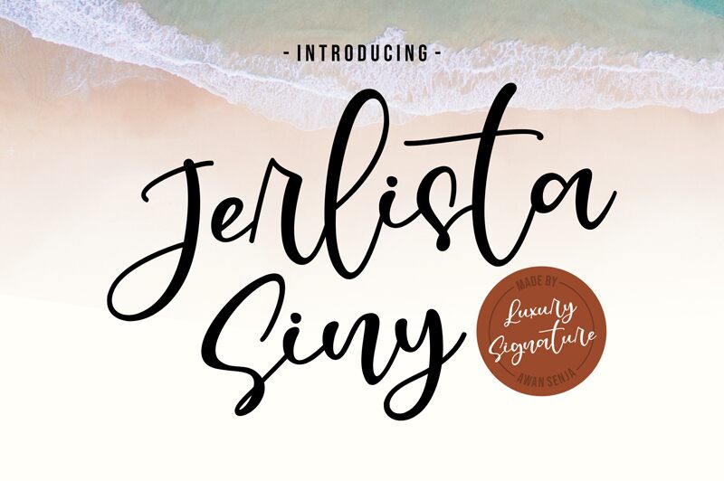 Jerlista Siny 字体