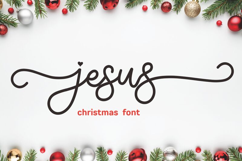 Jesus Шрифт