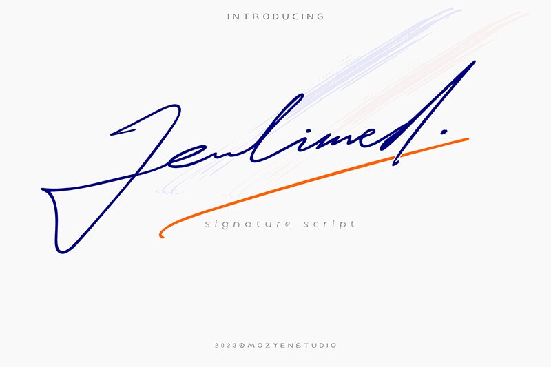 Jeulimed Schriftart