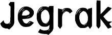 Preview of the Jegrak font