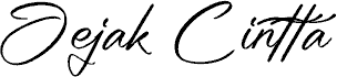 Jejak Cintta Schriftart