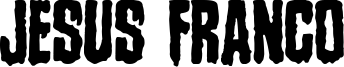 Preview of the Jesus Franco font