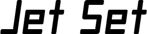Jet Set Italic