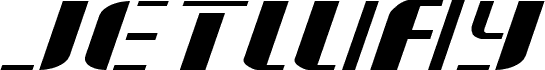 Ukážka písma Jetway Expanded Italic