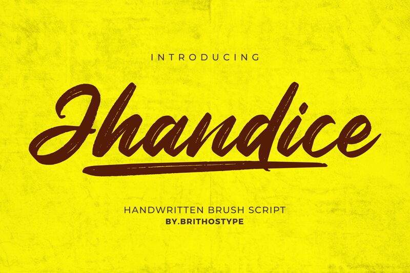 Jhandice Schriftart