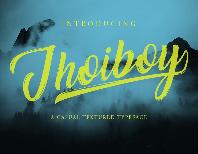 Jhoiboy Schriftart