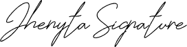 Jhenyta Signature