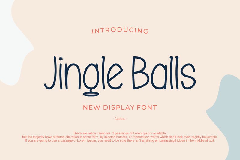 Jingle Balls Schriftart