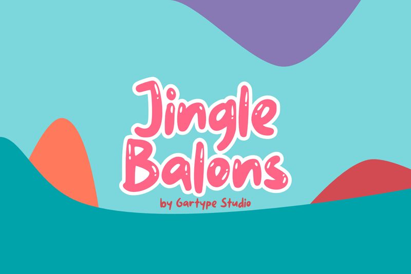 Jingle Balons GT Schriftart