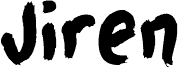 Preview of the Jiren font