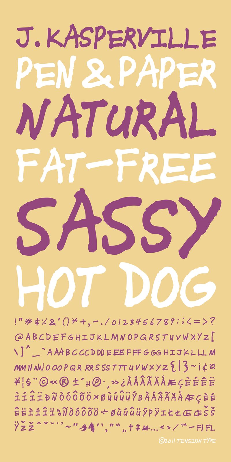 J.Kasperville Carattere