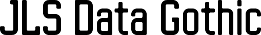 JLSDataGothic-CNC