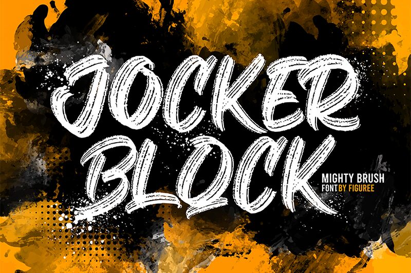 Jocker Block Schriftart