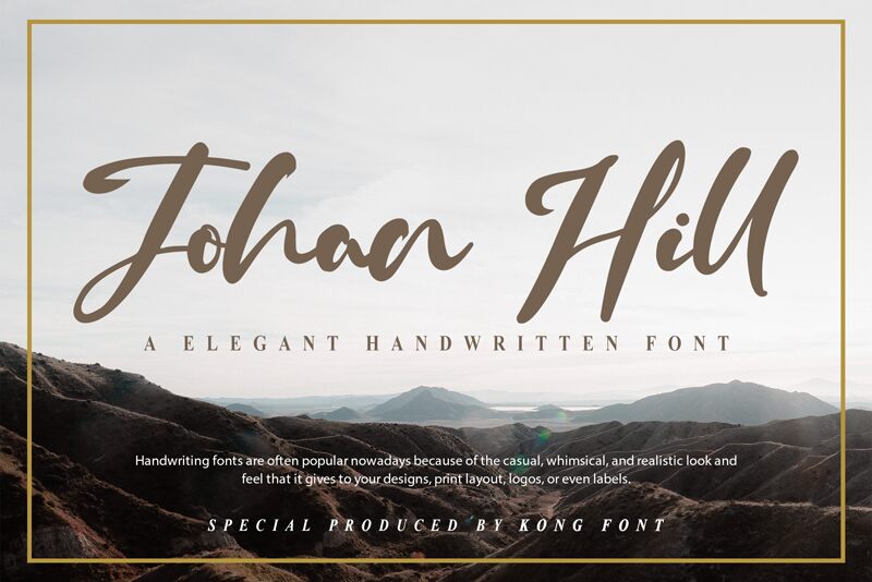 Johan Hill Schriftart