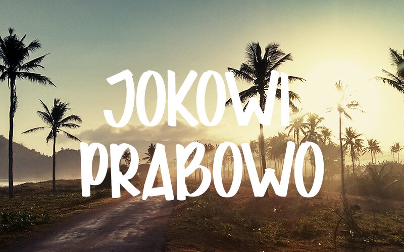 JOKOWI PRABOWO Schriftart