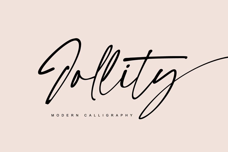 Jollity Schriftart