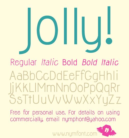 Jolly Schriftart