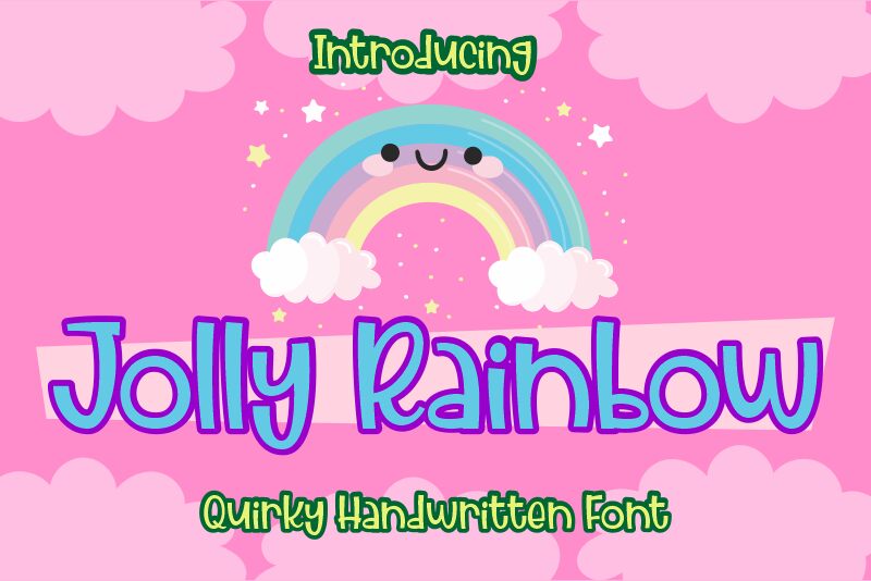 Jolly Rainbow Czcionka