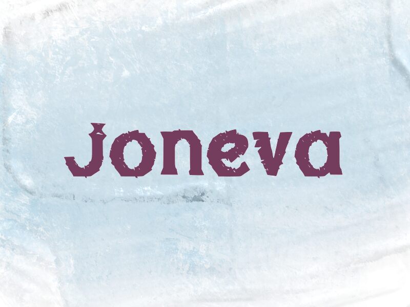 j Joneva Font
