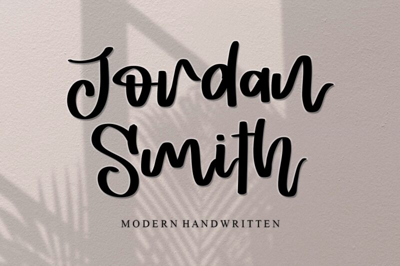 Jordan Smith Carattere