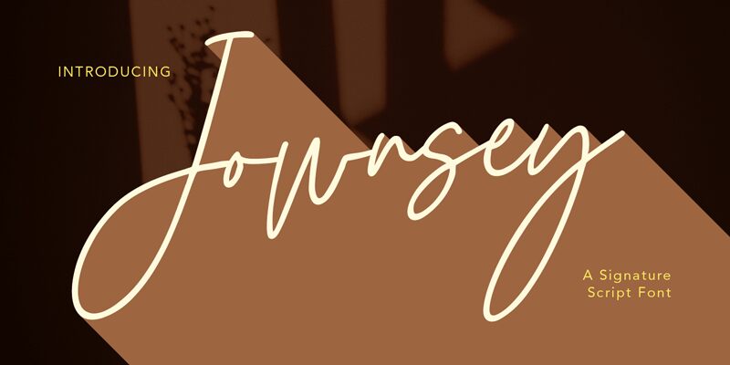 Jownsey フォント