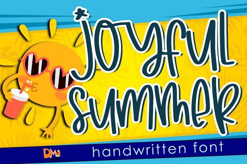 Joyfull Summer Schriftart