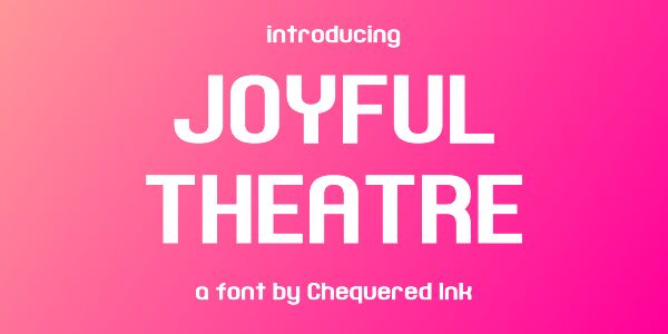 Joyful Theatre الخط 