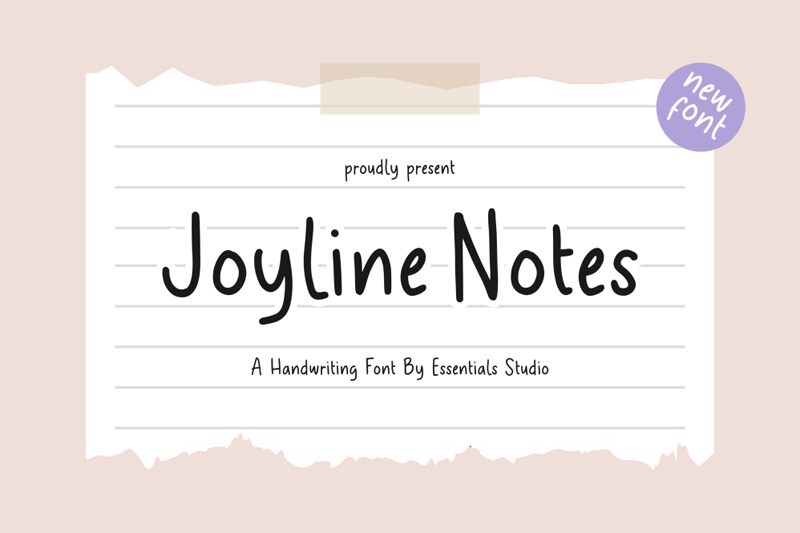Joyline Notes Schriftart