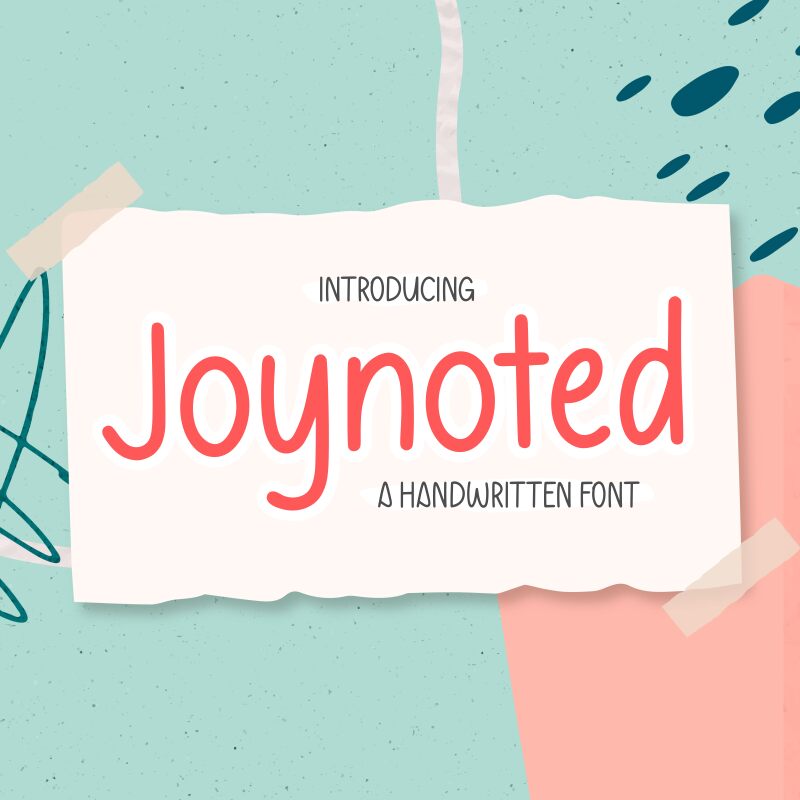 Joynoted Demo — Presentazione del carattere
