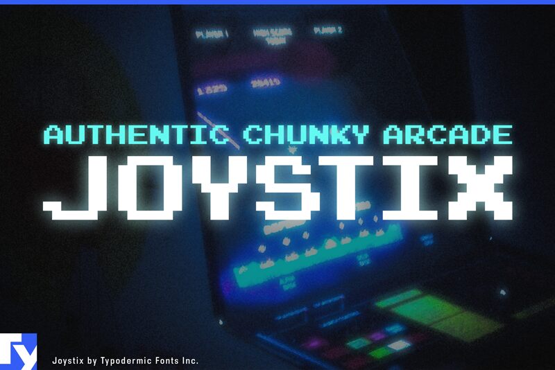 Joystix Monospace Carattere