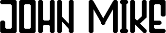 Preview of the John Mike Demo font