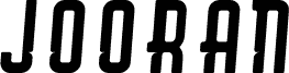 Preview of the JOORAN Italic font