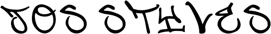 Preview of the Jo's Styles font