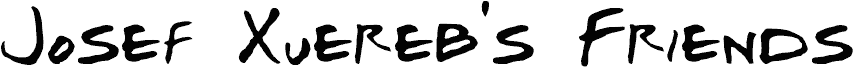 Josef Xuereb's Friends Bold Italic