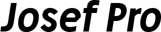 JosefProBold-Italic