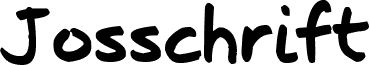 Josschrift Bold