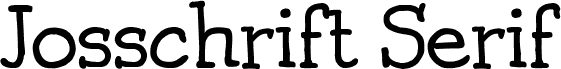 Josschrift Serif