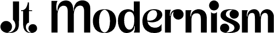 JtModernism-Regular font